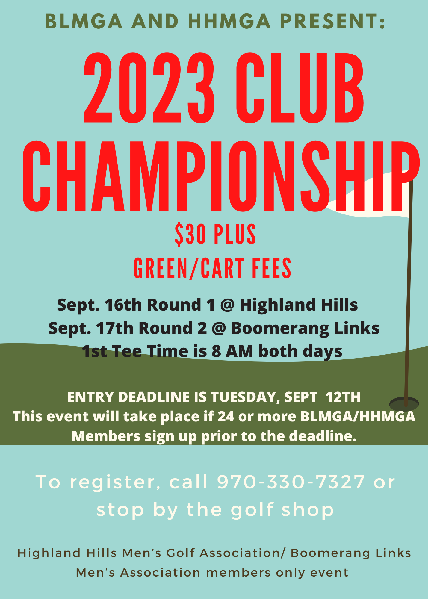 Club Championship 2023 Highland Hills Men's Golf Association